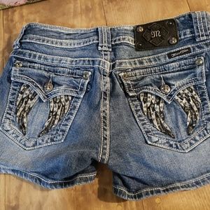 Miss Me shorts Angel Wings Bling Size 31